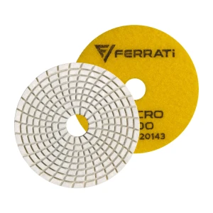 Pad polerski 100mm №200 VELCRO na mokro sucho Ferrati