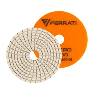 Pad polerski 100mm №1500 VELCRO na mokro sucho Ferrati