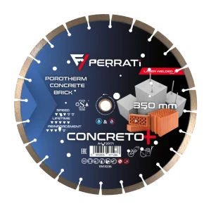 Tarcza diamentowa tnąca C3-W 350mm CONCRETO PLUS na mokro sucho Ferrati