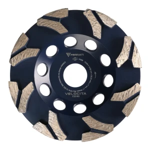 Tarcza garnkowa szlifująca DGW-F 125mm VELOCITA na sucho Ferrati