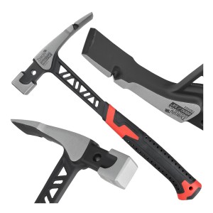 Młotek murarski 680g ANTI-SHOCK stal monolityczna guma antypoślizgowa Tvardy