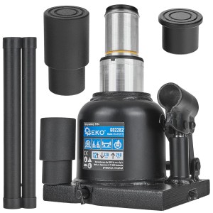 Podnośnik hydrauliczny słupkowy dwustopniowy 12T niski solidny Geko