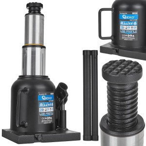 Podnośnik hydrauliczny słupkowy dwustopniowy 20T niski solidny Geko