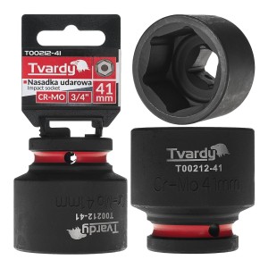 Nasadka udarowa stalowa CR-MO 3/4" 6-kąt 41mm  Tvardy