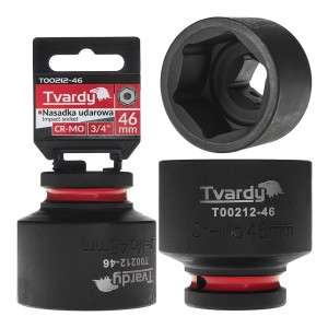 Nasadka udarowa stalowa CR-MO 3/4" 6-kąt 46mm  Tvardy