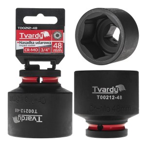 Nasadka udarowa stalowa CR-MO 3/4" 6-kąt 48mm  Tvardy