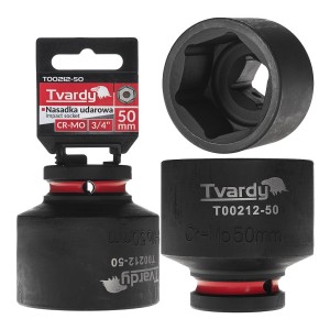 Nasadka udarowa stalowa CR-MO 3/4" 6-kąt 50mm  Tvardy