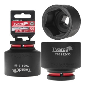 Nasadka udarowa stalowa CR-MO 3/4" 6-kąt 55mm  Tvardy