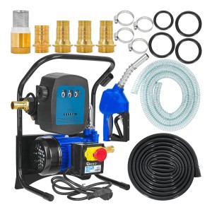 Pompa CPN dystrybutor 370 W do oleju napędowego + Akcesoria 3 bary Geko