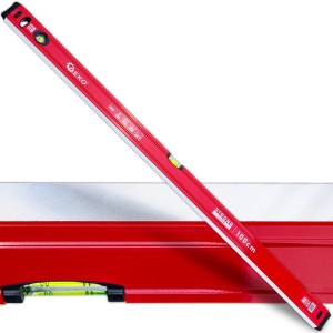 Poziomnica aluminiowa 1000mm z mocnym magnesem wytrzymała szyna STRONG L Geko