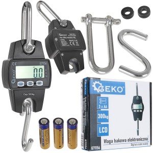 Waga hakowa magazynowa elektroniczna 300kg Geko Profi