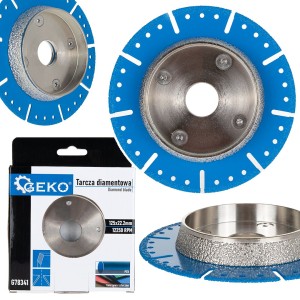 Tarcza diamentowa do cięcia i fazowania rur PCV 125mm Geko Profi