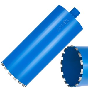 Wiertło diamentowe koronowe do wiertnicy na sucho i mokro 182x10x450mm 16T 1.1/4" Geko