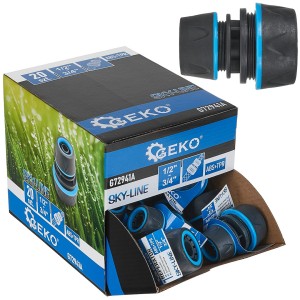 Reparator do węża ogorodowego redukcyjny 1/2" na 3/4" SKY-LINE karton 20szt. Geko