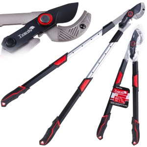 Sekator teleskopowy do gałęzi z ostrzem kowadełkowym 715-955mm 65Mn  Tvardy