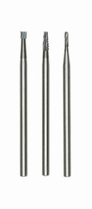Frezy z węglika wolframu Proxxon, średnica końcówek 1.2-2.3mm 28750 [3 szt.]