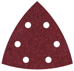 Papier szlifierski 95 mm Wolfcraft - gr. 240, perforowany, na rzep [5 szt.]
