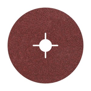 Papier szlifierski 115 mm Wolfcraft - gr. 60, fibrowy [ 5 szt.]