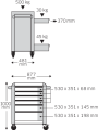 Wymiary szafki narzędziowej stahlwille TTS 93.png