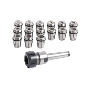 Zestaw uchwytów tulei zaciskowych Optimum  MK 2 / ER 25 - M10